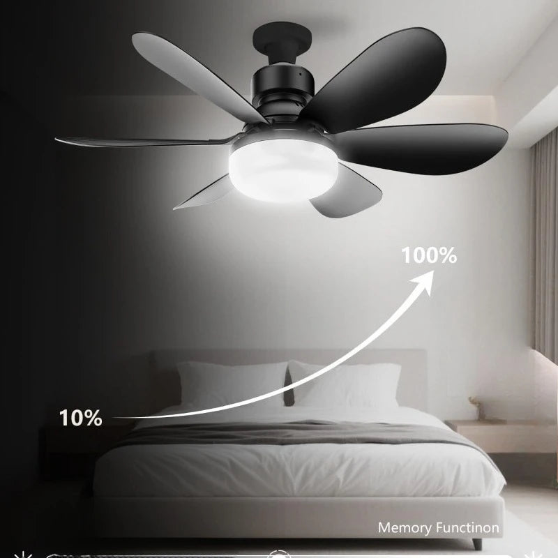 30W Ceiling Fan Light E27 with Remote LED